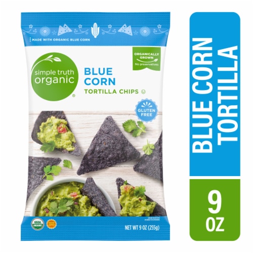 Simple Truth® Blue Corn Tortilla Chips Perspective: back