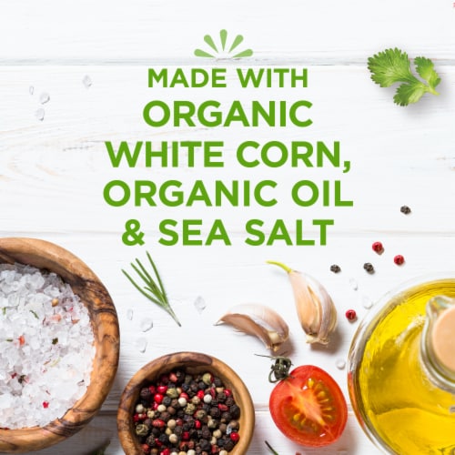 Simple Truth Organic® White Corn Tortilla Chips Perspective: back