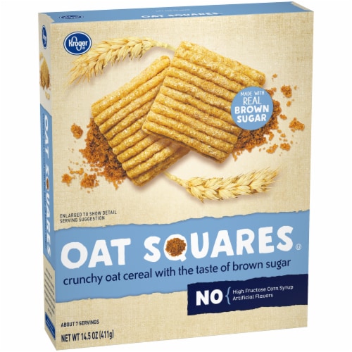 Kroger® Oat Squares Cereal Perspective: back