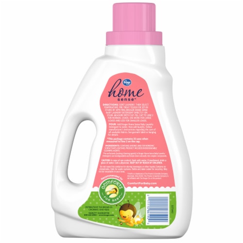Kroger Home Sense Baby Liquid Laundry Detergent Perspective: back