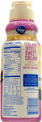 Kroger® Italian Style Sweet Cream Coffee Creamer Perspective: back
