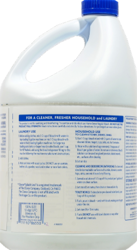Kroger® Low Splash Bottle Bleach Perspective: back
