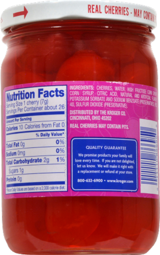 Kroger® Jumbo Cherries Dessert Topping Perspective: back