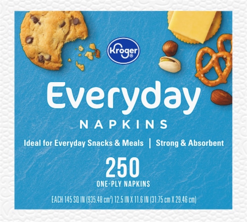 Kroger Strong & Absorbent Everyday Paper Napkins Perspective: back