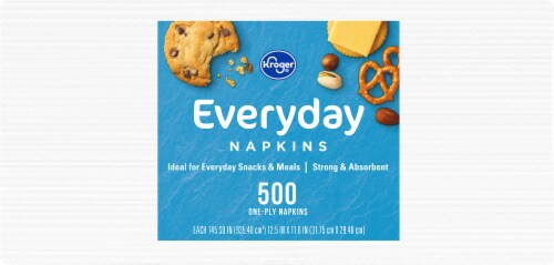 Kroger® Strong & Absorbent Everyday Paper Napkins Perspective: back