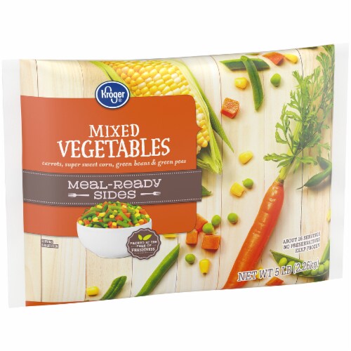 Kroger® Meal-Ready Sides Mixed Vegetables Perspective: back