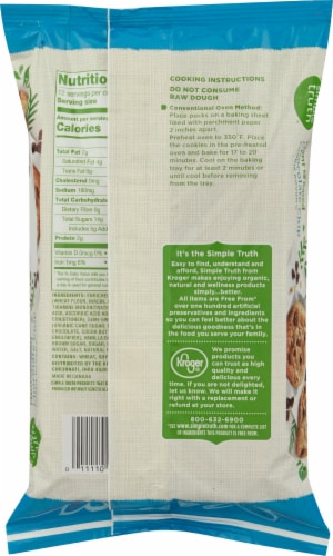 Simple Truth™ Plant-Based Chocolate Chip Cookie Dough Perspective: back