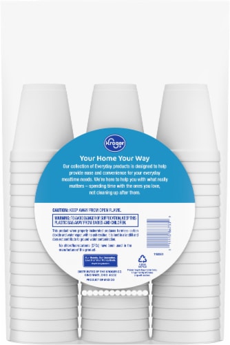 Kroger® Foam Cups Perspective: back