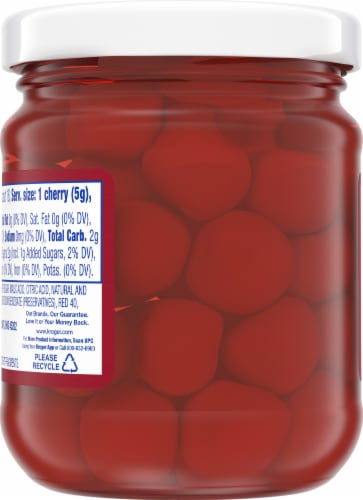 Kroger® Maraschino Cherries Perspective: back