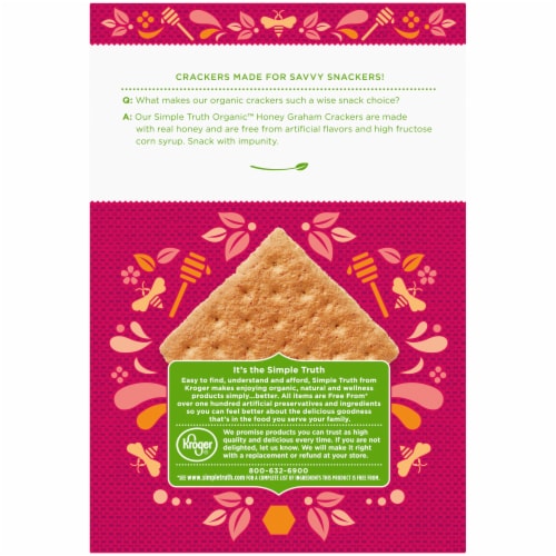 Simple Truth Organic™ Honey Graham Crackers Perspective: back
