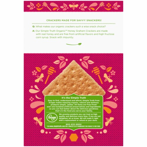 Simple Truth Organic™ Honey Graham Crackers Perspective: back