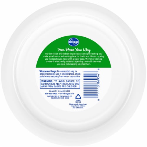 Kroger® Celebrations 7 Inch Paper Plates Perspective: back