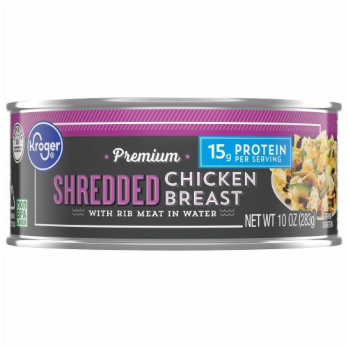 Kroger® Premium Shredded Chicken Breast Perspective: back