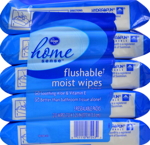 Kroger® Flushable Moist Wipes Perspective: back