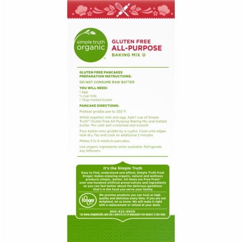 Simple Truth Organic™ Gluten Free All-Purpose Baking Mix Perspective: back