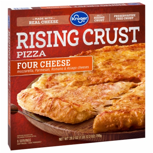 Kroger® Self-Rising Crust Four Cheese Frozen Pizza Perspective: back