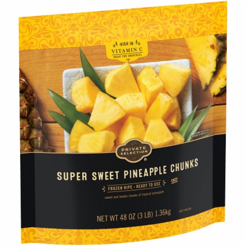 Private Selection® Chunked Super Sweet Frozen Pineapple Perspective: back