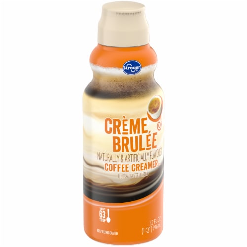 Kroger® Creme Brulee Coffee Creamer Perspective: back