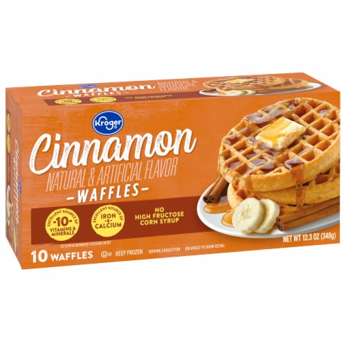 Kroger® Cinnamon Waffles Perspective: back
