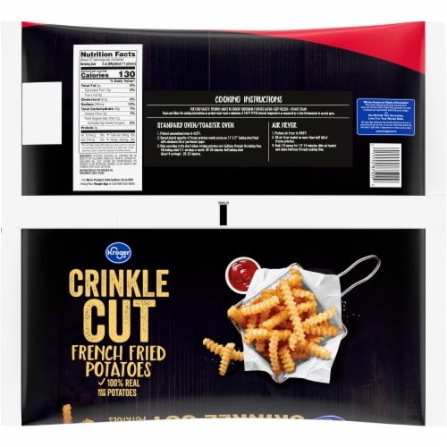 Kroger® Crinkle Cut Fries BIG Deal! Perspective: back