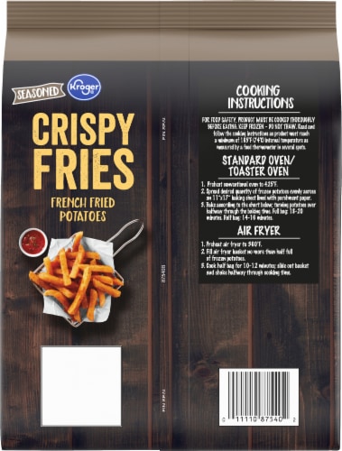 Kroger® Seasoned Crispy Fries Perspective: back