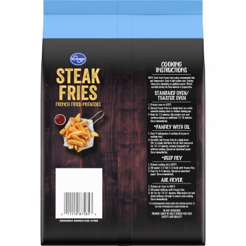 Kroger® Frozen Steak Fries Perspective: back