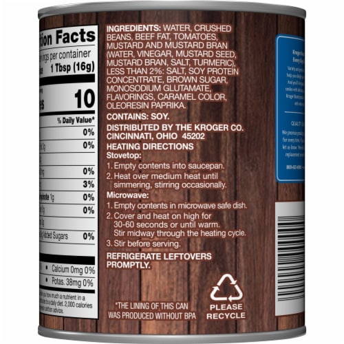 Kroger® Hot Dog Chili Sauce Perspective: back