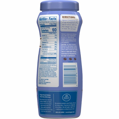 Kroger® Non-Dairy French Vanilla Coffee Creamer Perspective: back