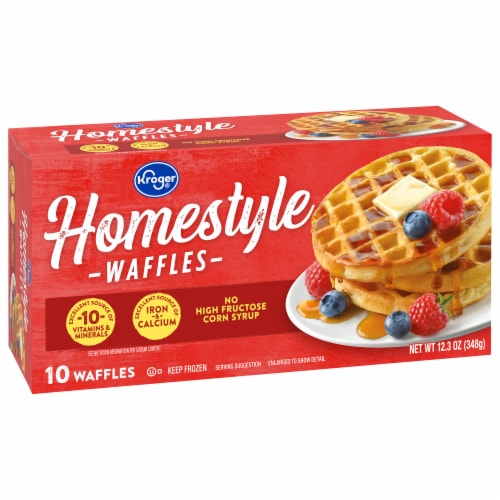 Kroger® Homestyle Waffles Perspective: back