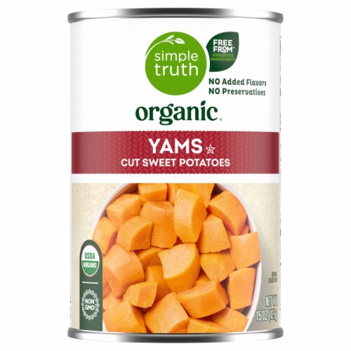 Simple Truth Organic® Cut Sweet Potato Yams Perspective: back