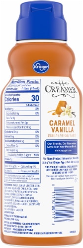 Kroger® Vanilla Caramel Coffee Creamer Perspective: back