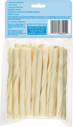Pet Pride® Premium Beefhide Twists for Dogs Treats Perspective: back
