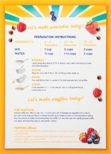 Kroger® Complete Buttermilk Pancake & Waffle Mix Perspective: back
