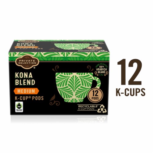 Private Selection® Kona Blend Medium Roast Coffee Pods Perspective: back
