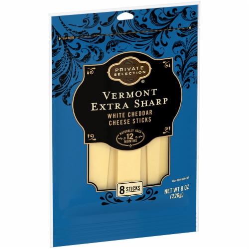 Private Selection® Vermont Extra Sharp White Cheddar Cheese Snacks Perspective: back