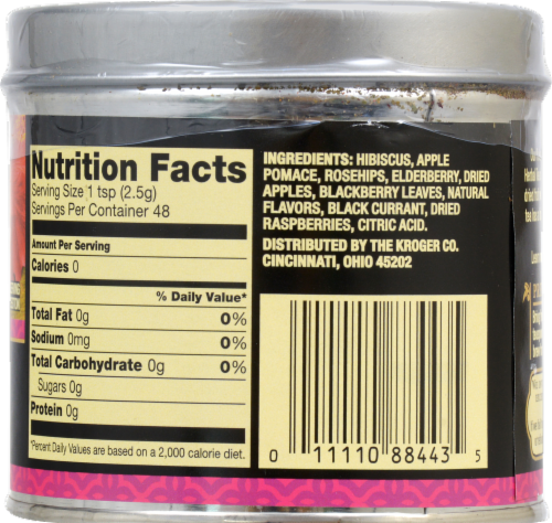 Private Selection® Forest Fruit Loose Leaf Herbal Tea Perspective: back