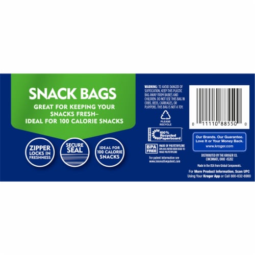 Ziploc Brand Snack Bags with Grip 'n Seal Technology, 90 ct - Ralphs