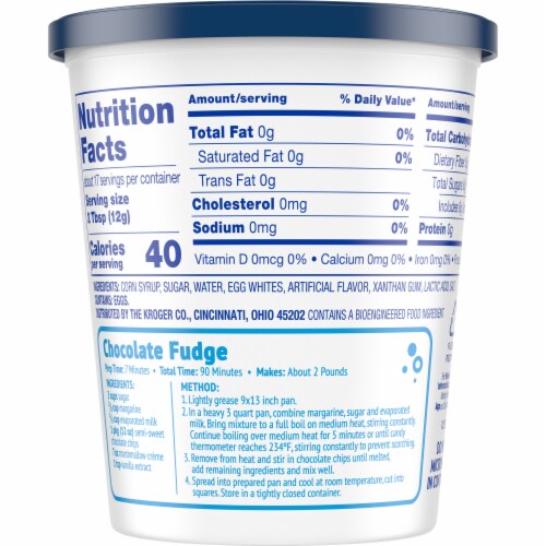 Kroger® Marshmallow Creme Perspective: back