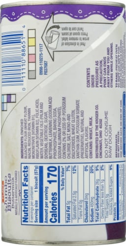 Kroger® Flaky Buttermilk Jumbo Biscuits Perspective: back