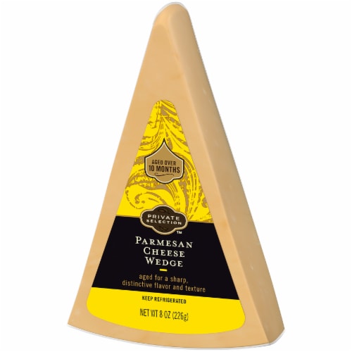 Private Selection™ Aged 10 Months Parmesan Cheese Wedge Perspective: back