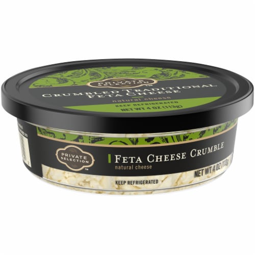 Private Selection® Crumbled Feta Cheese Perspective: back