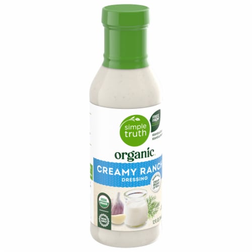 Simple Truth Organic® Creamy Ranch Salad Dressing Perspective: back