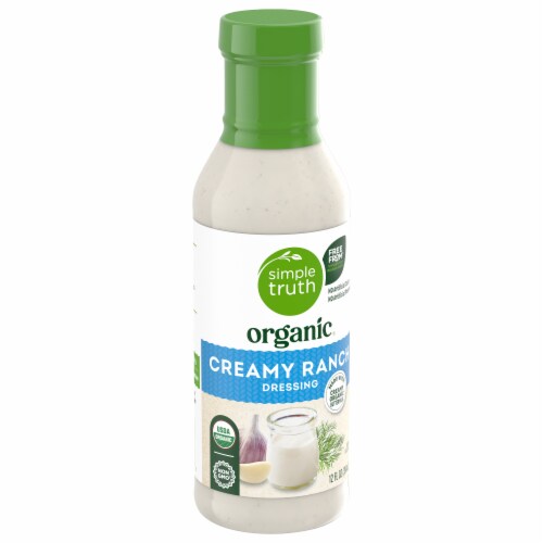 Simple Truth Organic® Creamy Ranch Salad Dressing Perspective: back