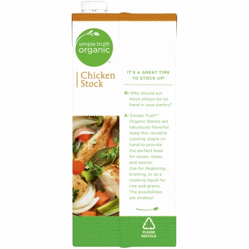 Simple Truth Organic™ Chicken Stock Perspective: back