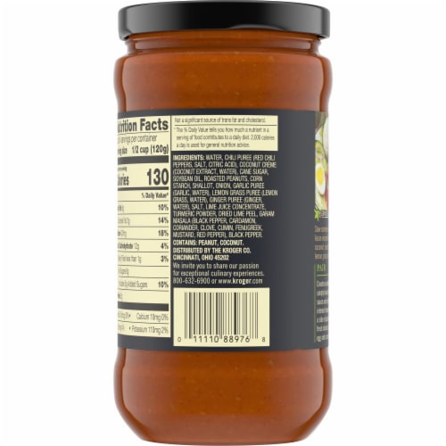 Private Selection® Inspired Rendang Coconut Cream Simmer Sauce Perspective: back