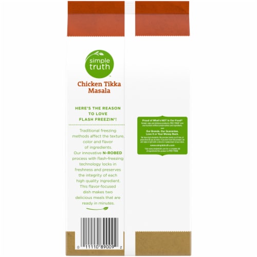 Simple Truth™ Chicken Tikka Masala Frozen Meal Perspective: back