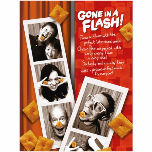 Kroger® So Cheesy! Original Baked Cheese Bits Crackers Perspective: back