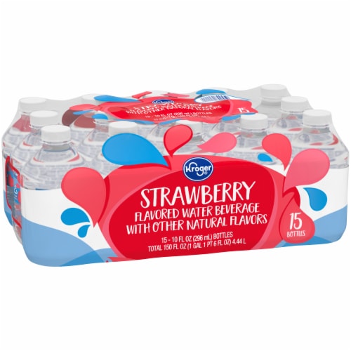 Kroger® Strawberry Flavored Bottled Water Perspective: back