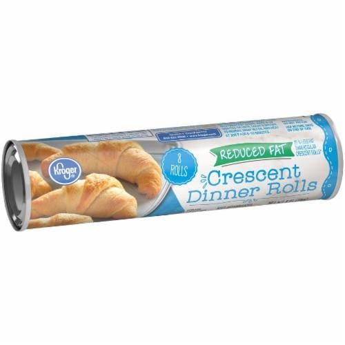 Kroger® Reduced Fat Crescent Dinner Rolls Perspective: back