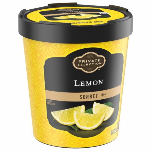 Private Selection® Lemon Sorbet Pint Perspective: back